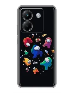 Чохол для Xiaomi Poco M7 Pro 5G з картинкою «Among Us космос»