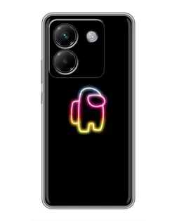 Чохол для Xiaomi Poco M7 Pro 5G з картинкою «Among Us градієнт»