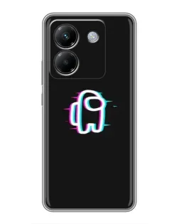 Чохол для Xiaomi Poco M7 Pro 5G з картинкою «Among Us неон»