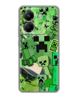 Чехол для Xiaomi Poco M7 Pro 5G с картинкой «Криперы Minecraft» Чехол для Xiaomi Poco M7 Pro 5G с картинкой «Криперы Minecraft»