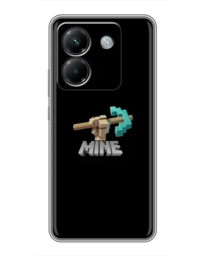 Чехол для Xiaomi Poco M7 Pro 5G с картинкой «Алмазная кирка»