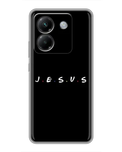 Чехол для Xiaomi Poco M7 Pro 5G с картинкой «Точки веры J.E.S.U.S.»