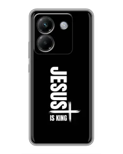 Чехол для Xiaomi Poco M7 Pro 5G с картинкой «Вертикаль веры Jesus»