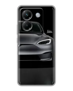 Чехол для Xiaomi Poco M7 Pro 5G с картинкой «Tesla Model S Look» Чехол для Xiaomi Poco M7 Pro 5G с картинкой «Tesla Model S Look»