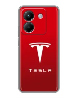 Чехол для Xiaomi Poco M7 Pro 5G с картинкой «Tesla Red Classic» Чехол для Xiaomi Poco M7 Pro 5G с картинкой «Tesla Red Classic»