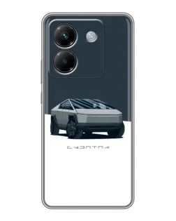 Чехол для Xiaomi Poco M7 Pro 5G с картинкой «Серебристый Cybertruck Tesla» Чехол для Xiaomi Poco M7 Pro 5G с картинкой «Серебристый Cybertruck Tesla»