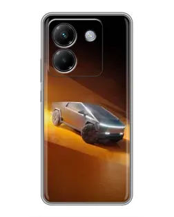 Чехол для Xiaomi Poco M7 Pro 5G с картинкой «Cybertruck в пустыне» Чехол для Xiaomi Poco M7 Pro 5G с картинкой «Cybertruck в пустыне»