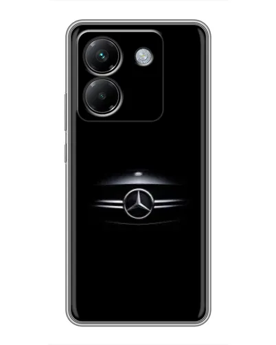 Чехол для Xiaomi Poco M7 Pro 5G с картинкой «Mercedes — абстрактные линии»