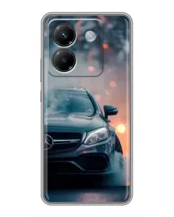 Чехол для Xiaomi Poco M7 Pro 5G с картинкой «Mercedes — ночной город» Чехол для Xiaomi Poco M7 Pro 5G с картинкой «Mercedes — ночной город»