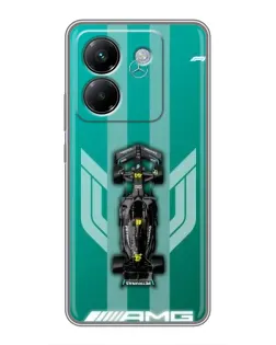 Чехол для Xiaomi Poco M7 Pro 5G с картинкой «Mercedes AMG Petronas»