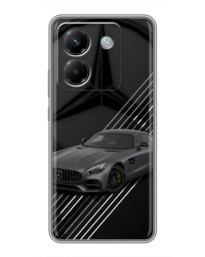 Чехол для Xiaomi Poco M7 Pro 5G с картинкой «Mercedes AMG — графика»