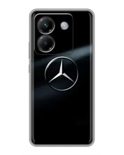 Чехол для Xiaomi Poco M7 Pro 5G с картинкой «Mercedes на металле» Чехол для Xiaomi Poco M7 Pro 5G с картинкой «Mercedes на металле»