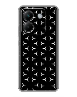Чехол для Xiaomi Poco M7 Pro 5G с картинкой «Mercedes паттерн звезд» Чехол для Xiaomi Poco M7 Pro 5G с картинкой «Mercedes паттерн звезд»