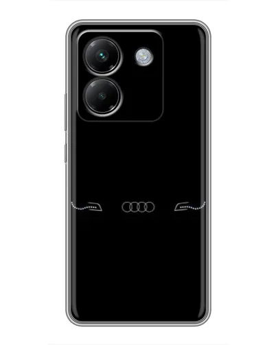 Чехол для Xiaomi Poco M7 Pro 5G с картинкой «Audi — световой подпись»