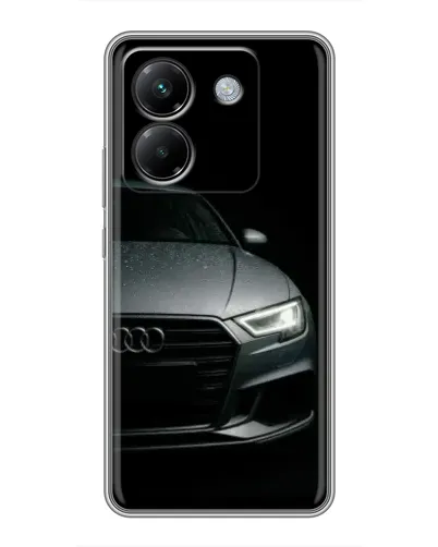 Чехол для Xiaomi Poco M7 Pro 5G с картинкой «Audi — детализация кузова»
