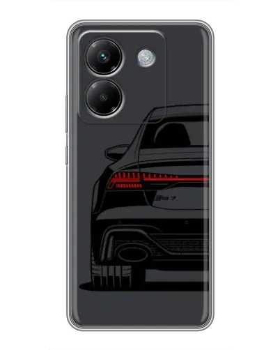 Чехол для Xiaomi Poco M7 Pro 5G с картинкой «Задняя часть Audi — арт»