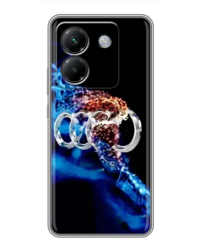 Чехол для Xiaomi Poco M7 Pro 5G с картинкой «Энергия лого Audi»