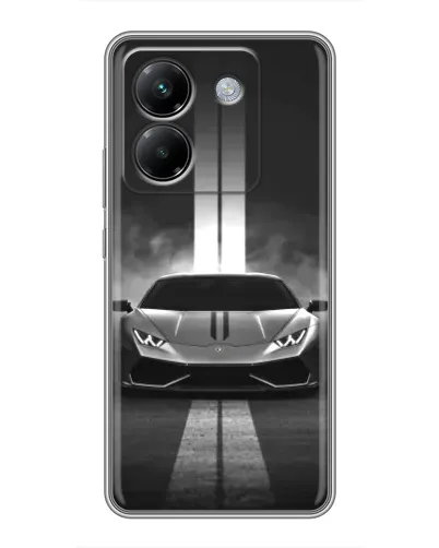 Чехол для Xiaomi Poco M7 Pro 5G с картинкой «Lamborghini симметрия дорог» Чехол для Xiaomi Poco M7 Pro 5G с картинкой «Lamborghini симметрия дорог»