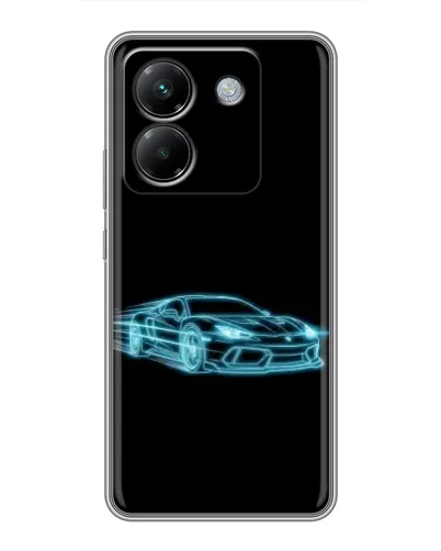 Чехол для Xiaomi Poco M7 Pro 5G с картинкой «Неоновый контур Lamborghini» Чехол для Xiaomi Poco M7 Pro 5G с картинкой «Неоновый контур Lamborghini»
