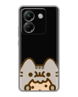 Чехол для Xiaomi Poco M7 Pro 5G с картинкой «Пушин на черном» Чехол для Xiaomi Poco M7 Pro 5G с картинкой «Пушин на черном»