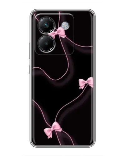 Чехол для Xiaomi Poco M7 Pro 5G с картинкой «Розовые ленты» Чехол для Xiaomi Poco M7 Pro 5G с картинкой «Розовые ленты»