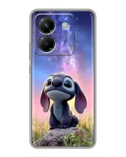 Чехол для Xiaomi Poco M7 Pro 5G с картинкой «Стич на рассвете»