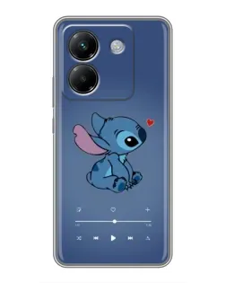Чехол для Xiaomi Poco M7 Pro 5G с картинкой «Музыкальный Stitch»