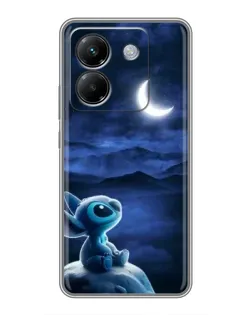 Чехол для Xiaomi Poco M7 Pro 5G с картинкой «Лунная ночь Стича»