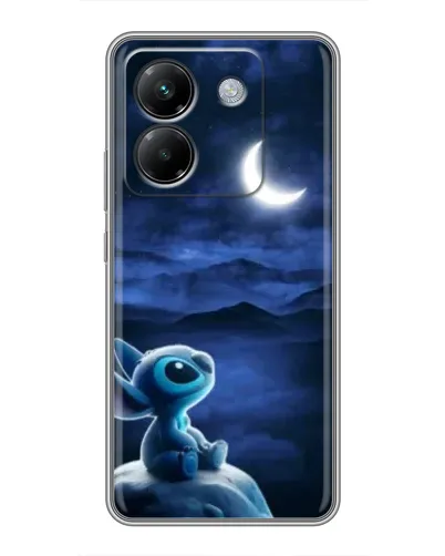 Чехол для Xiaomi Poco M7 Pro 5G с картинкой «Лунная ночь Стича»