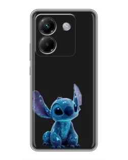 Чехол для Xiaomi Poco M7 Pro 5G с картинкой «Стич на черном»