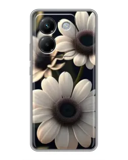 Чехол для Xiaomi Poco M7 Pro 5G с картинкой «Белые маргаритки макро» Чехол для Xiaomi Poco M7 Pro 5G с картинкой «Белые маргаритки макро»