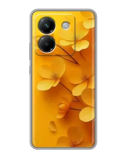 Чехол для Xiaomi Poco M7 Pro 5G с картинкой «Золотые лепестки» Чехол для Xiaomi Poco M7 Pro 5G с картинкой «Золотые лепестки»
