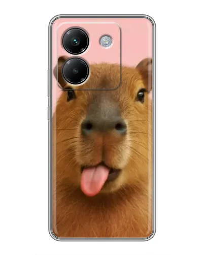 Чехол для Xiaomi Poco M7 Pro 5G с картинкой «Капибара с языком» Чехол для Xiaomi Poco M7 Pro 5G с картинкой «Капибара с языком»