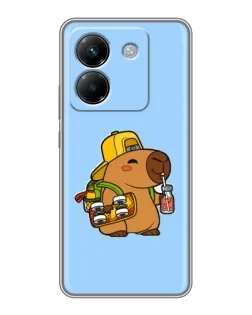 Чехол для Xiaomi Poco M7 Pro 5G с картинкой «Капибара на скейте» Чехол для Xiaomi Poco M7 Pro 5G с картинкой «Капибара на скейте»