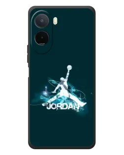 Чехол для Xiaomi POCO M7 с картинкой «Jordan Blue Fire»