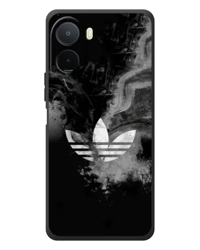 Чехол для Xiaomi POCO M7 с картинкой «Абстрактный дым Adidas»