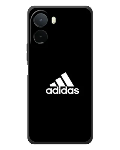 Чехол для Xiaomi POCO M7 с картинкой «Черная классика Adidas»