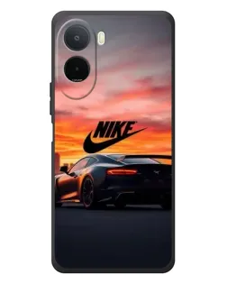 Чехол для Xiaomi POCO M7 с картинкой «Nike и суперкар»