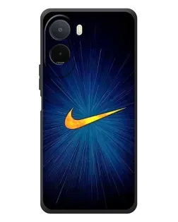 Чохол для Xiaomi POCO M7 з картинкою «Синій пульс Nike» Чохол для Xiaomi POCO M7 з картинкою «Синій пульс Nike»