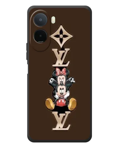 Чехол для Xiaomi POCO M7 с картинкой «LV и Микки Маус» Чехол для Xiaomi POCO M7 с картинкой «LV и Микки Маус»