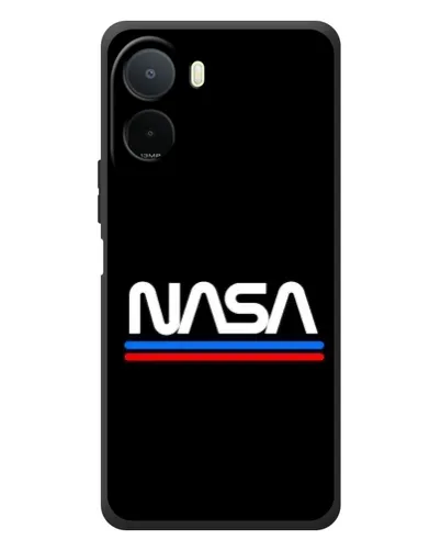 Чехол для Xiaomi POCO M7 с картинкой «NASA — классика Red Blue» Чехол для Xiaomi POCO M7 с картинкой «NASA — классика Red Blue»