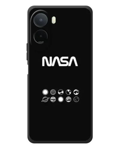 Чехол для Xiaomi POCO M7 с картинкой «NASA — технический принт» Чехол для Xiaomi POCO M7 с картинкой «NASA — технический принт»