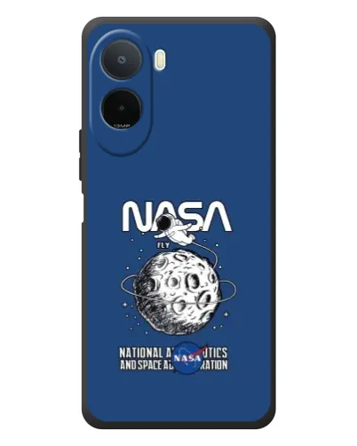 Чехол для Xiaomi POCO M7 с картинкой «NASA — лунная миссия» Чехол для Xiaomi POCO M7 с картинкой «NASA — лунная миссия»