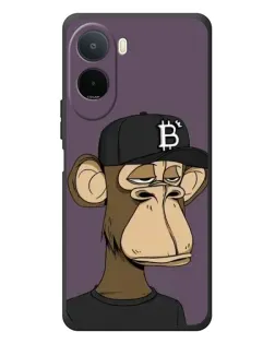Чехол для Xiaomi POCO M7 с картинкой «Bored Ape в кепке»