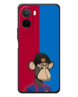 Чехол для Xiaomi POCO M7 с картинкой «Bored Ape — фанат Барсы»