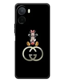 Чехол для Xiaomi POCO M7 с картинкой «Минни Маус на лого»