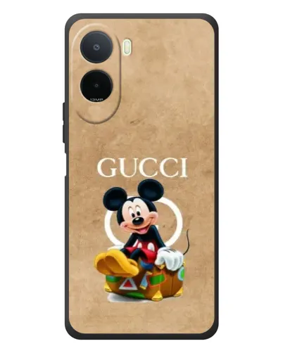 Чехол для Xiaomi POCO M7 с картинкой «Микки Маус Gucci — крафт»