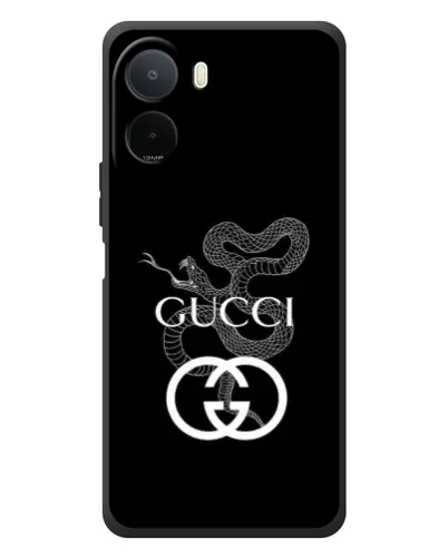 Чехол для Xiaomi POCO M7 с картинкой «Gucci — серебряная змея»