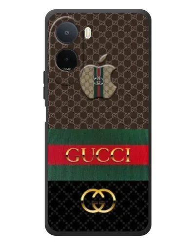 Чехол для Xiaomi POCO M7 с картинкой «Gucci — брендированный десерт»