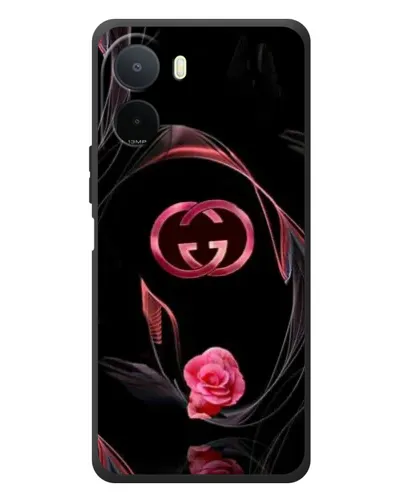 Чехол для Xiaomi POCO M7 с картинкой «Gucci — неоновая роза»